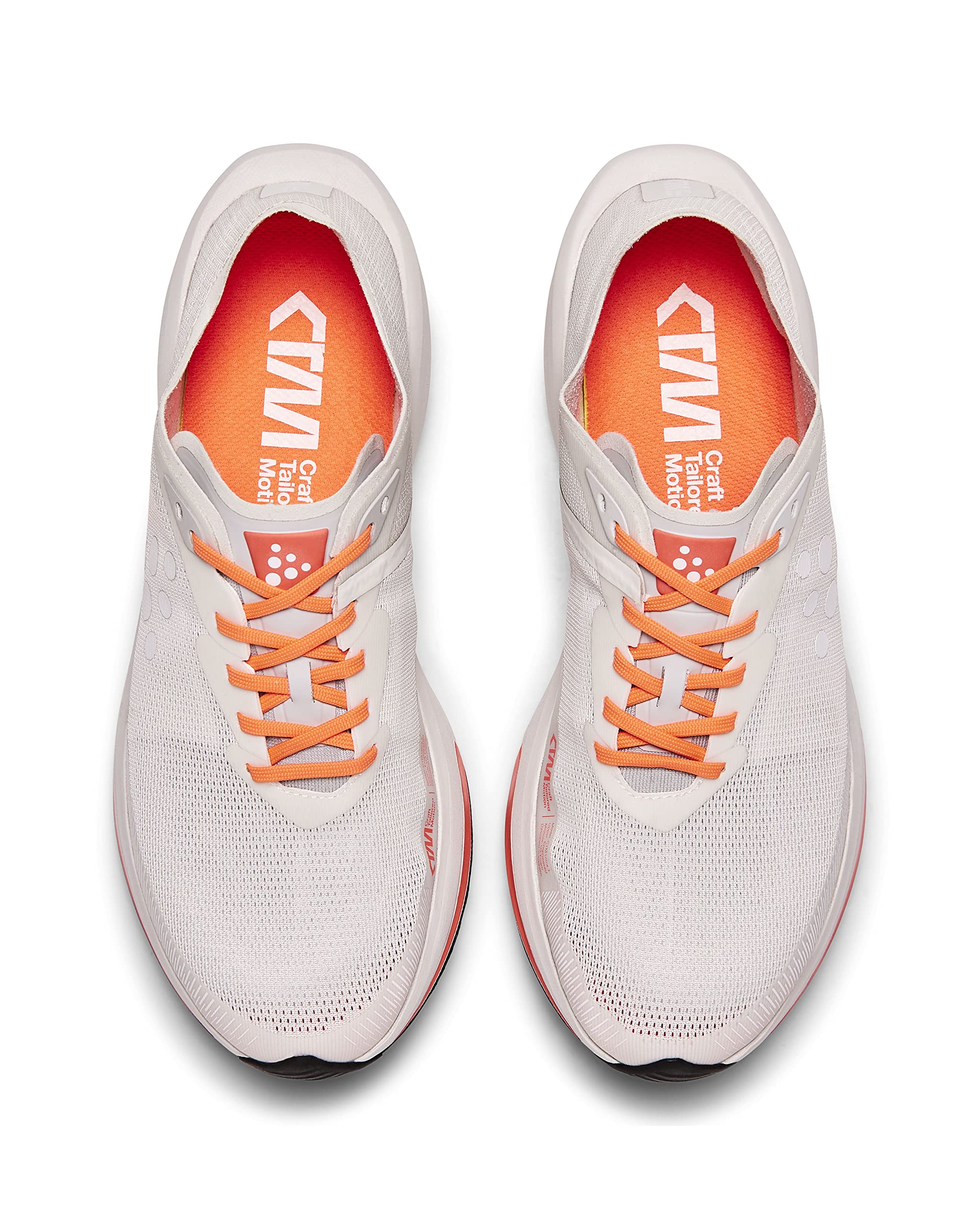 Craft Sportswear CTM Ultra 3 Scarpe da corsa da uomo, Ash White-shock, 42.5 EU