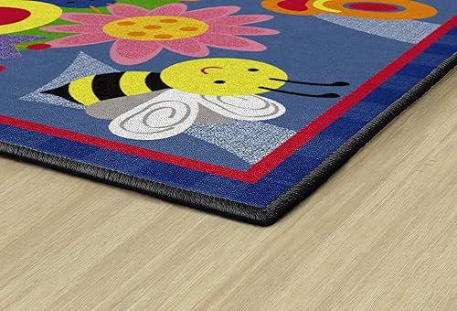 Miniatura 44 de Flagship Carpets Alfombra antideslizante para niños y bebés, para aprendizaje en casa o aula, sala de juegos o dormitorio de niños, 5 x 8 pies