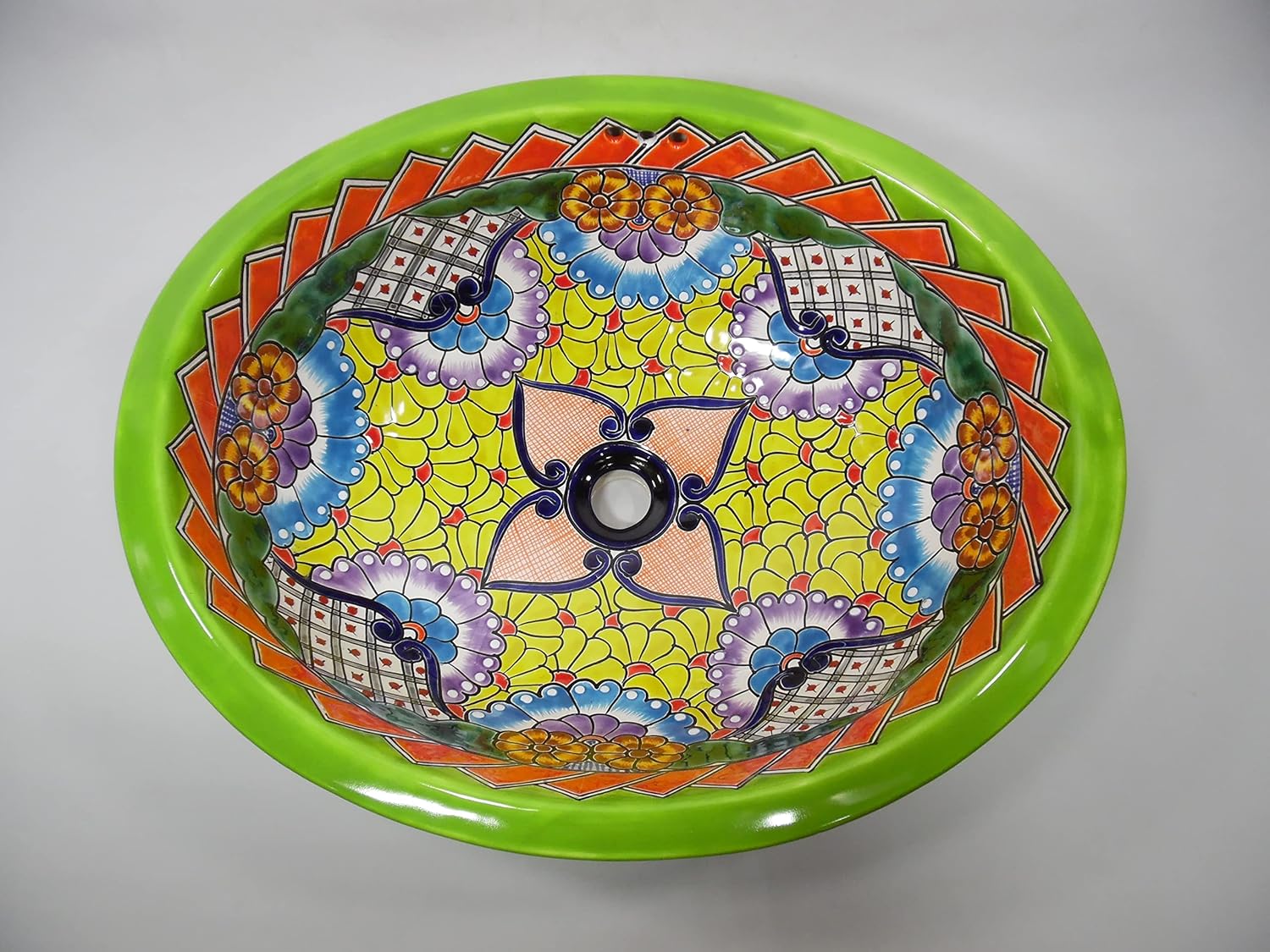 21" X 17" TALAVERA SINK drop in or undermount mexican
