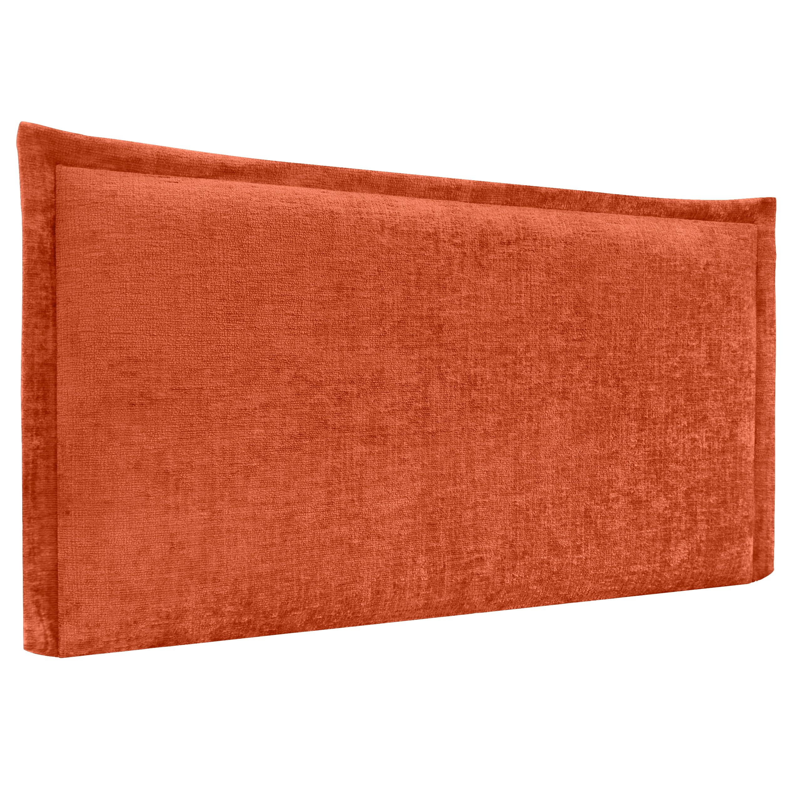 DHOME Cabecero Tapizado de Lana Ecológica Premium con Ribete para Pared Acústicos Absorbentes Cabezal Cama Dormitorio Moderno Top (Naranja, 4cm Gr., 70cm Al., 80cm)