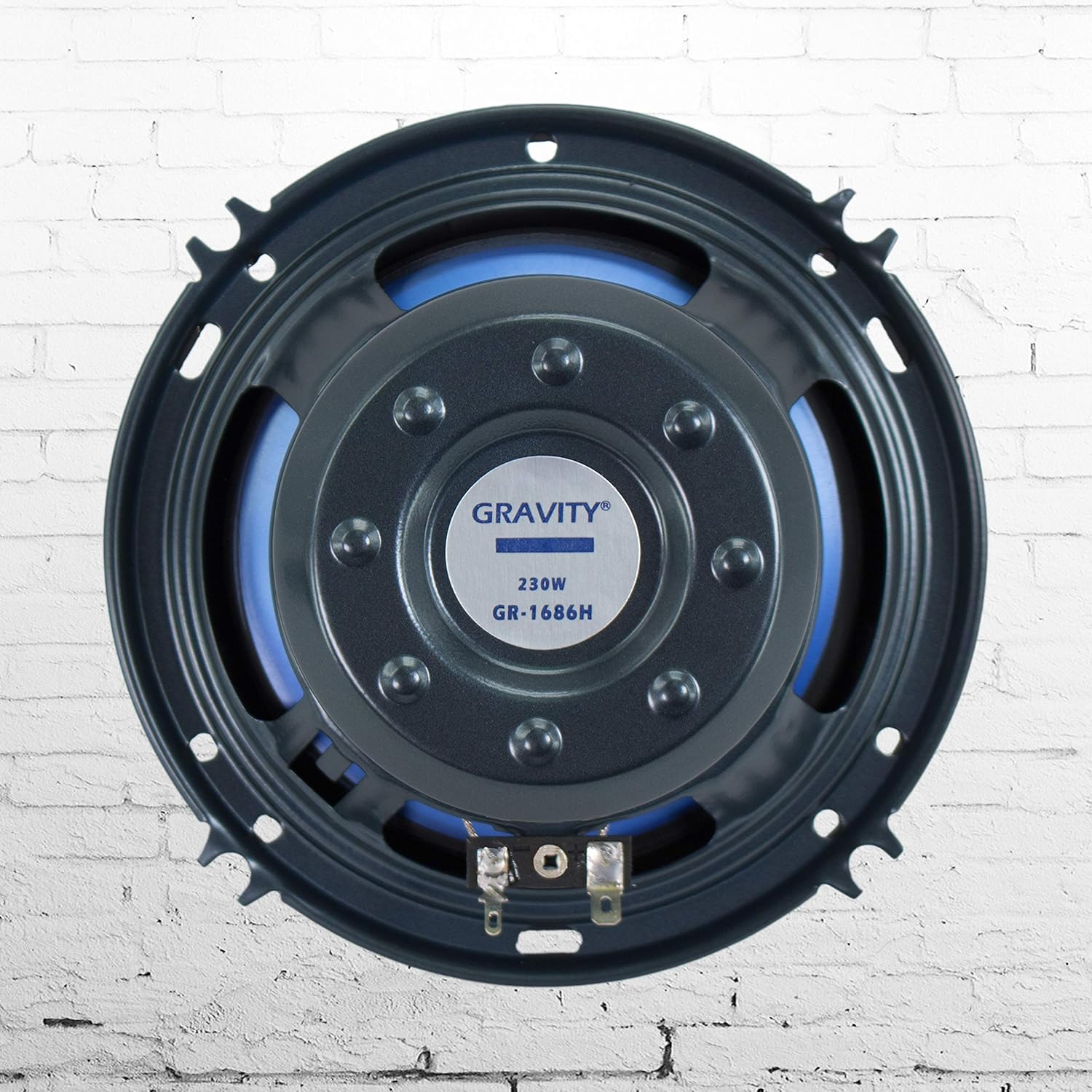 (Pair) Gravity 6.5" inch 2-Way 230 Watts Coaxial Car Speakers CEA Rated - 1686H