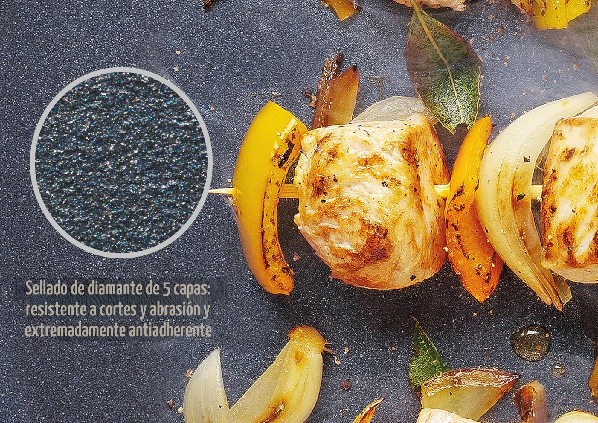 Woll Sartén plana Diamond Lite para inducción, 28 cm de diámetro, 5 cm de alto, con asa extraíble, apta para todo tipo de cocinas, sartén de aluminio fundido, apta para horno, antracita