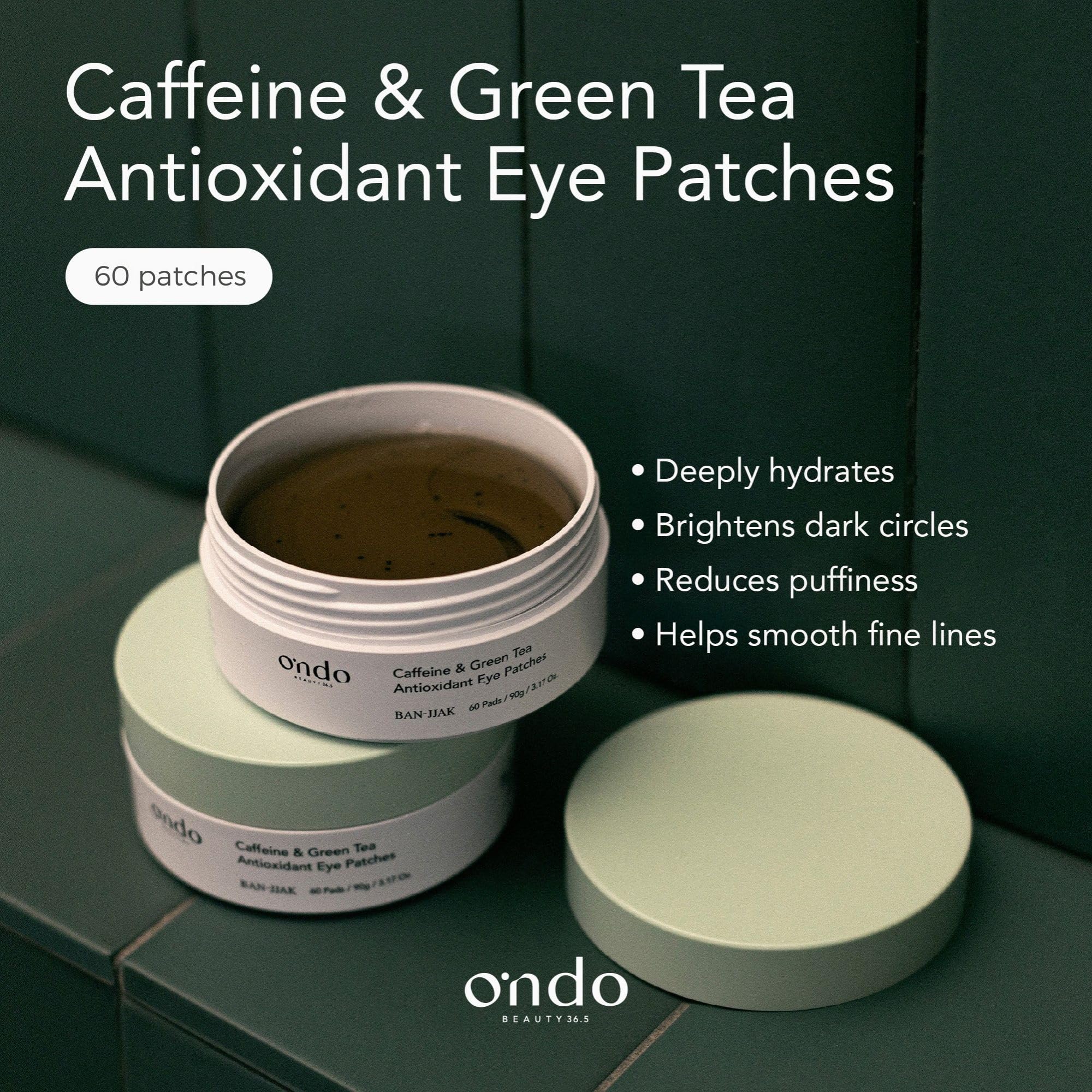 Caffeine & Green Tea Antioxidant Eye Patches 90 Ml