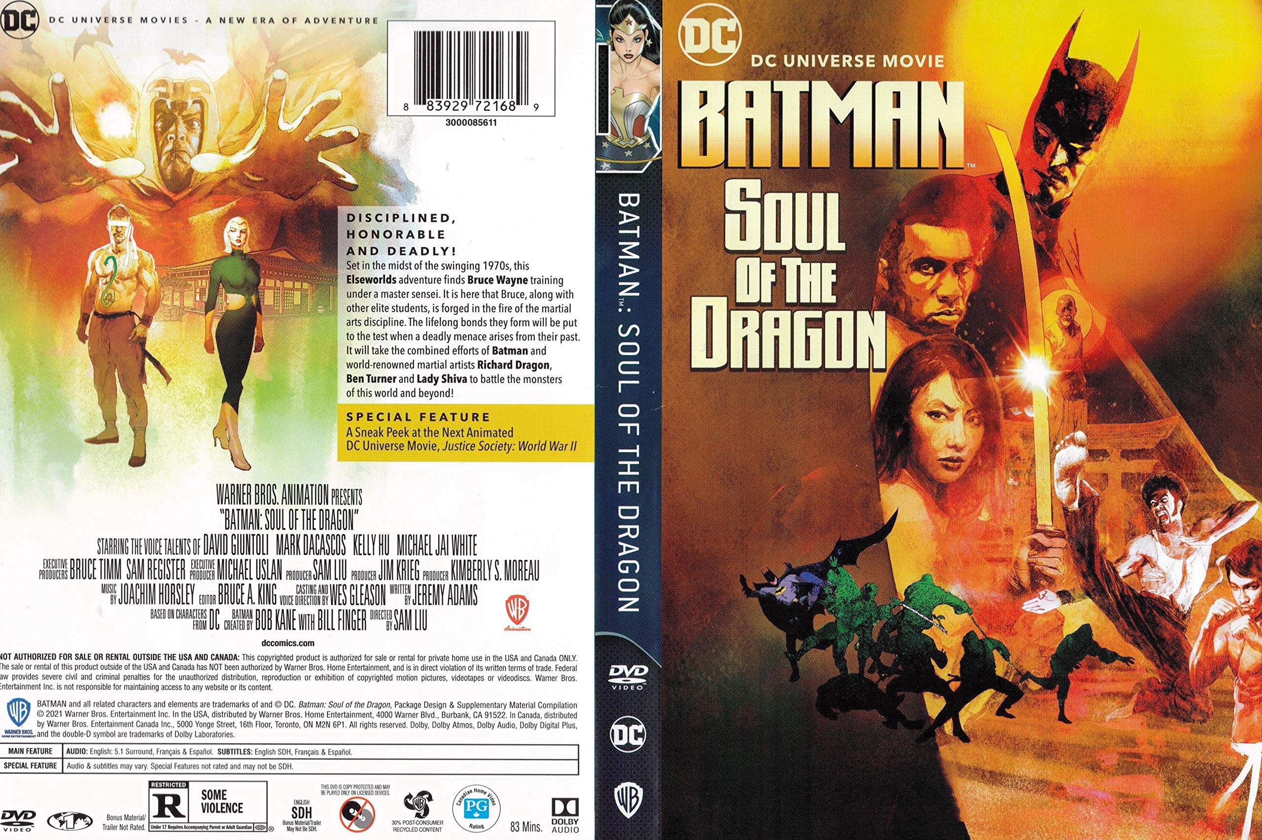 Batman: Soul of the Dragon (DVD) (English/Français) [DVD]