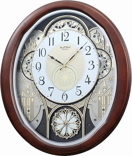 Miniatura 6 de Rhythm Clocks Reloj de movimiento musical Precious Angels