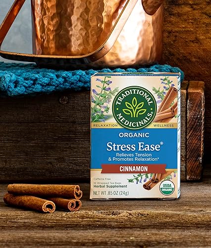 Miniatura 5 de Traditional Medicinals Té orgánico de hierbas de canela promueve la relajación paquete de 3 - 48 bolsas de té en total
