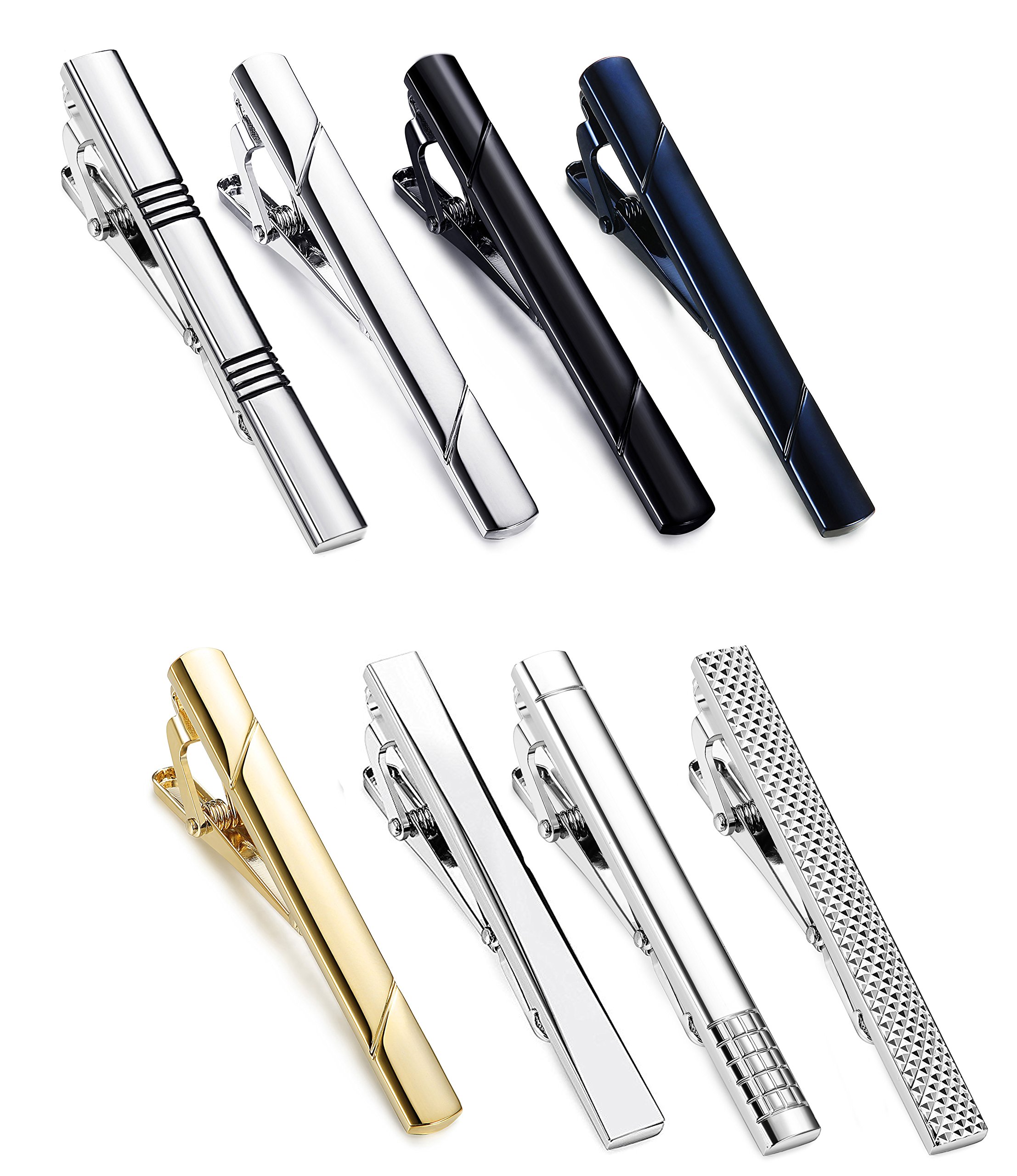 オーディオメーカー ネクタイ タイピン Amazon | ORAZIO 8個 タイピン メンズ ネクタイピン チェーン