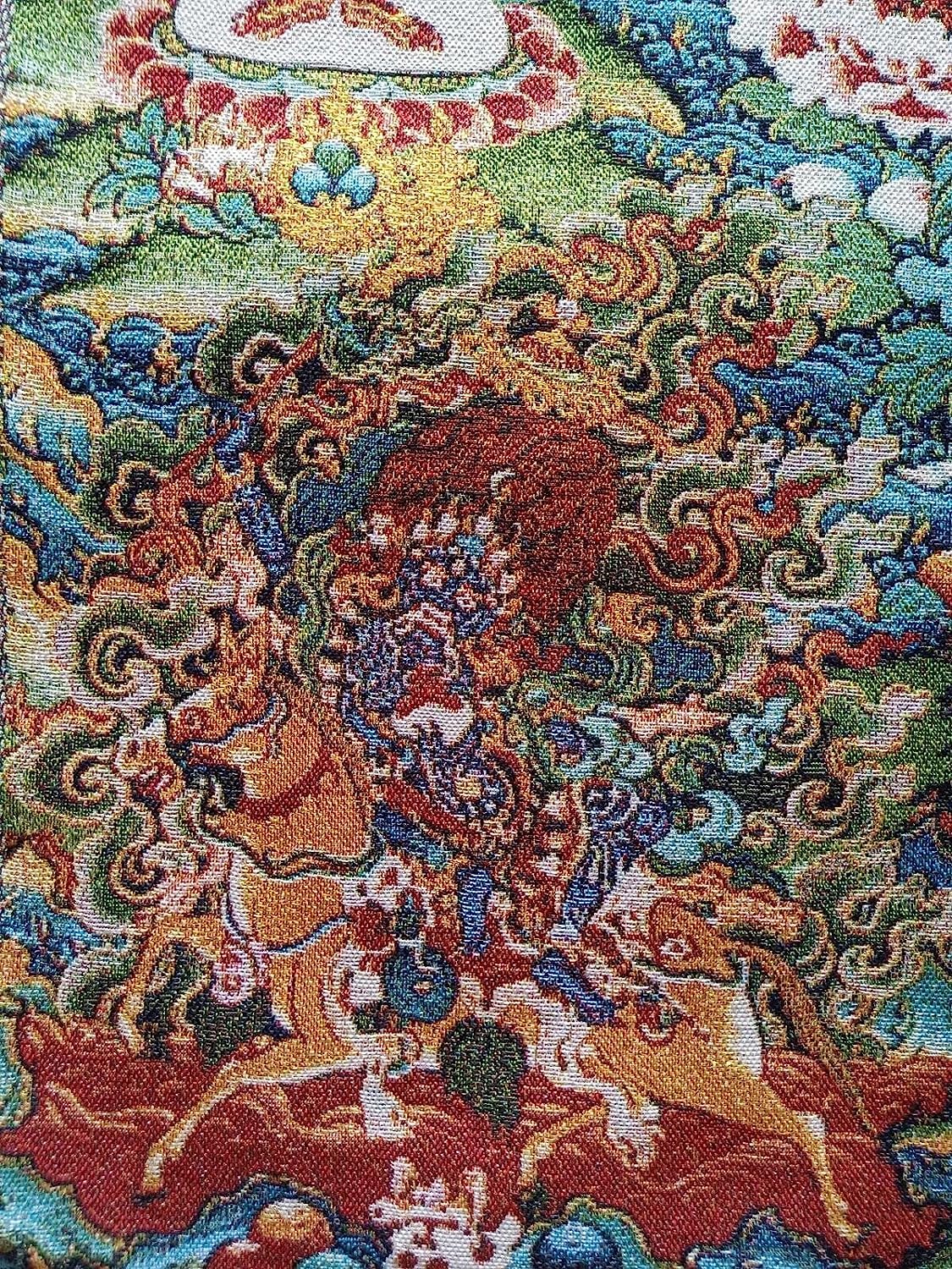 buddhistische Thangka Wandteppich, Seidenstickerei Tibet tibetisches Tuch Seide 1000 Hände 1000 Augen Avalokiteshvara Tangka Thangka Fengshui Wandkunst for Heimdekoration Meditation