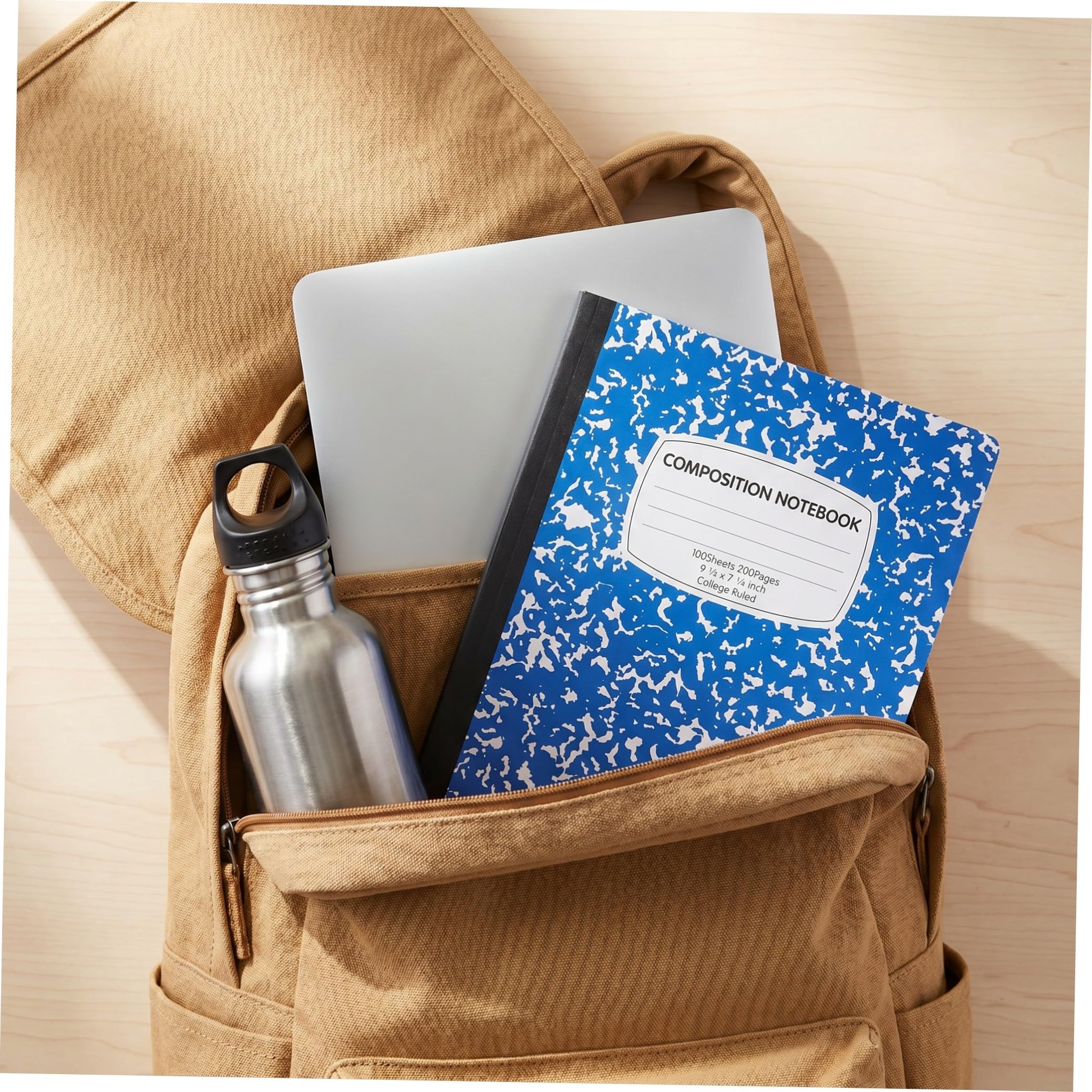 Lurrose 5Er-Packung B5 College Ruled Composition Notebook mit 100 Blättern | Softcover aus Papier, Abschnittslinien für Klare Gliederung, Elegantes Marmor Schneeflocken Design