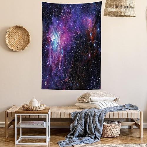 Miniatura 6 de Galaxy Tapiz Para Colgar En La Pared by ambesonne, espiral Nebulosa Impresión Espacio Ultraterrestre Tema Far Galaxy con Stardust Noche estrellada