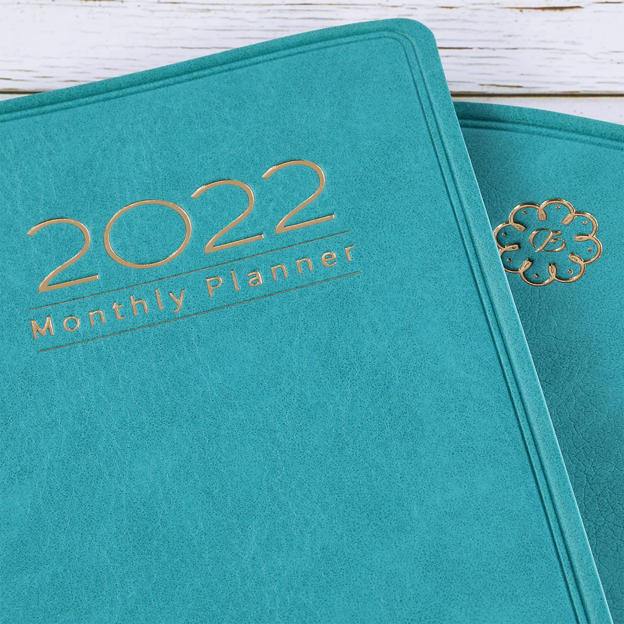 2022 Monthly Planner/Calendar Monthly Planner 2022 with Tabs, Leather