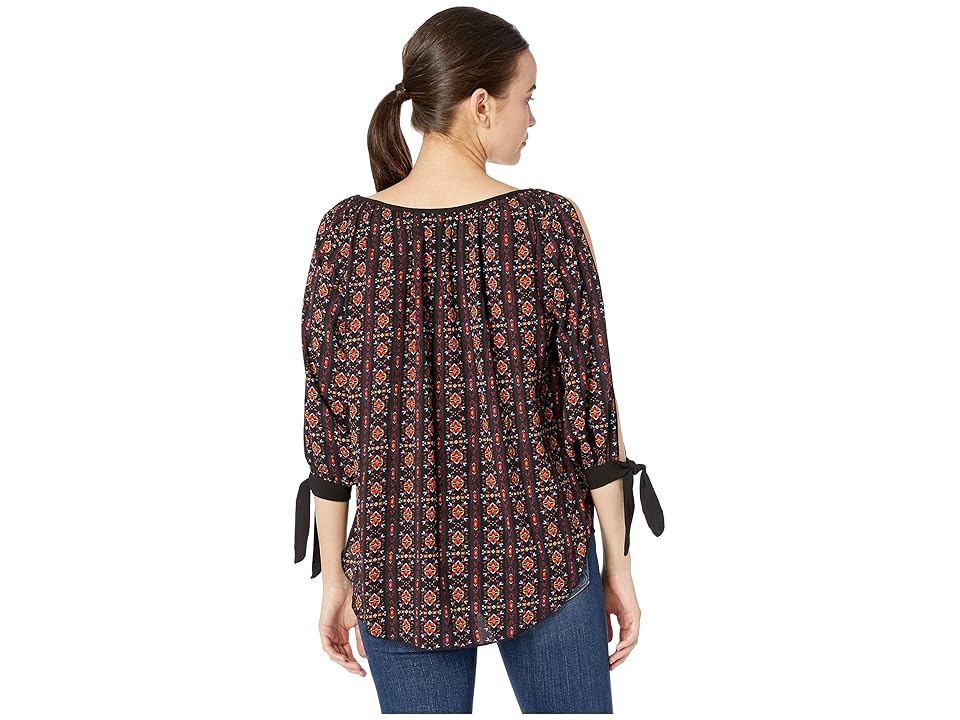 

Rock and Roll Cowgirl 3/4 Sleeve B4-4310 (Black) Women's Clothing
