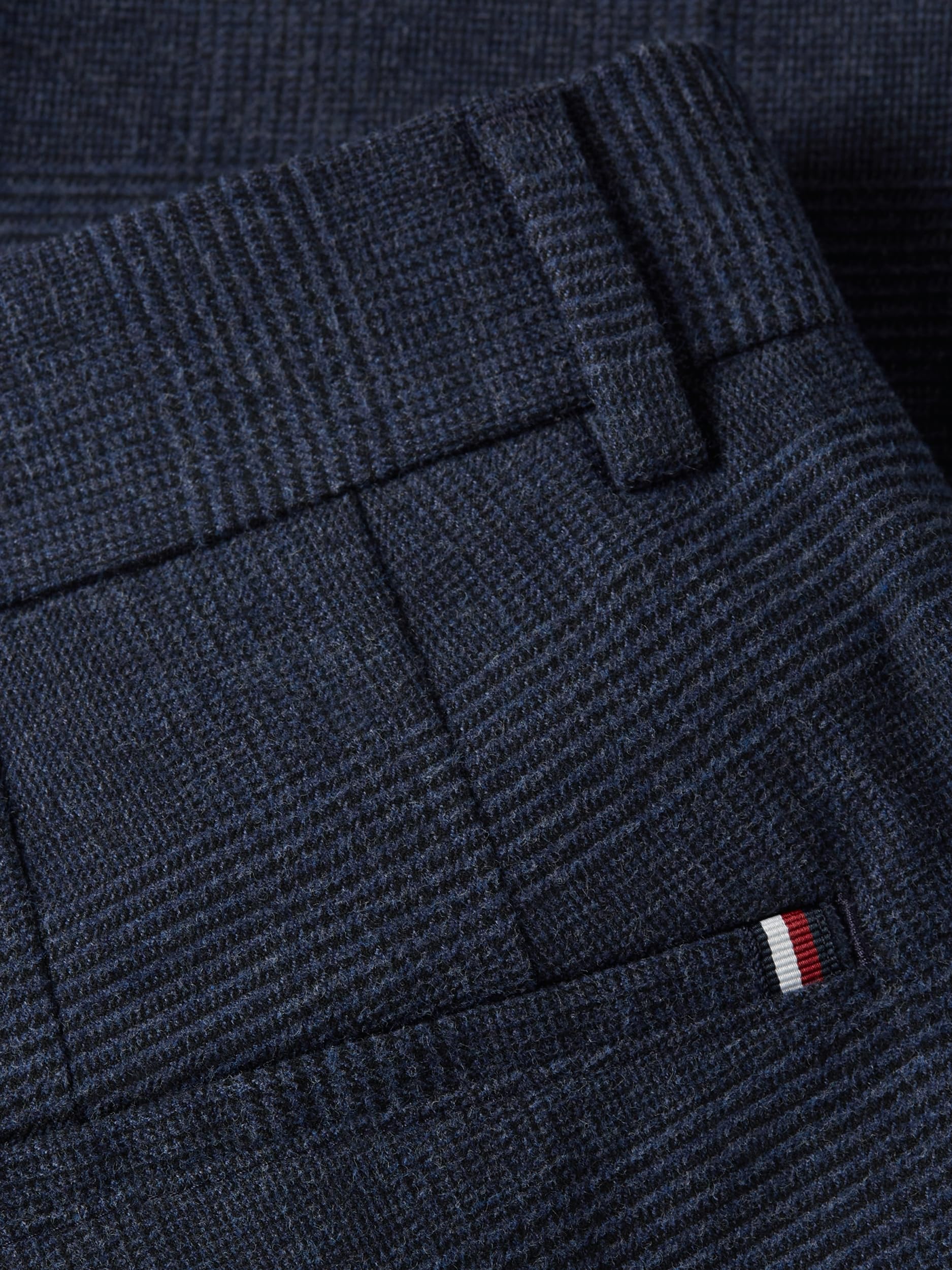 Tommy Hilfiger Pantalon Homme Denton Brushed Check Pantalon de Costume