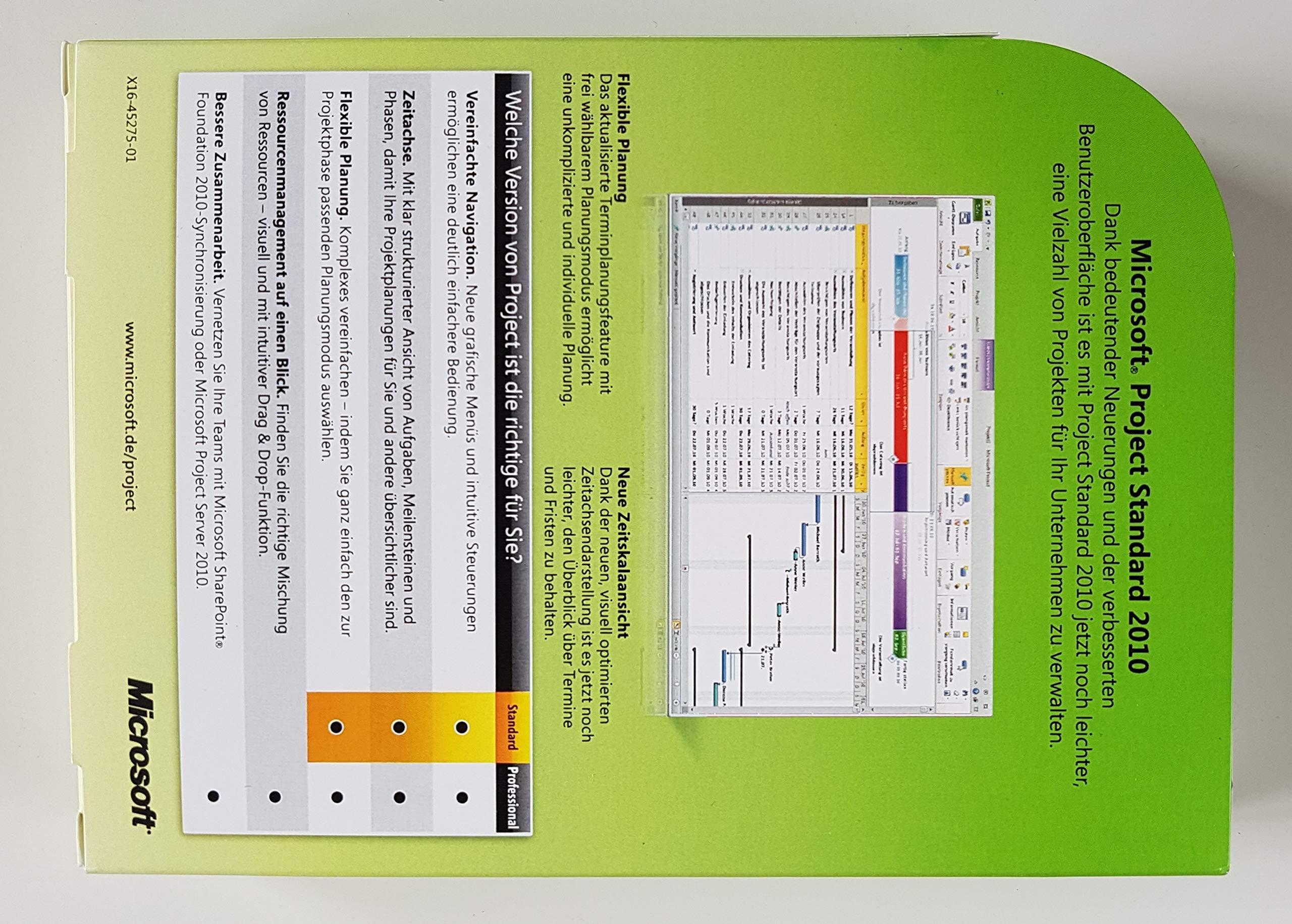 Microsoft Project Standard 2010 1PC 1User