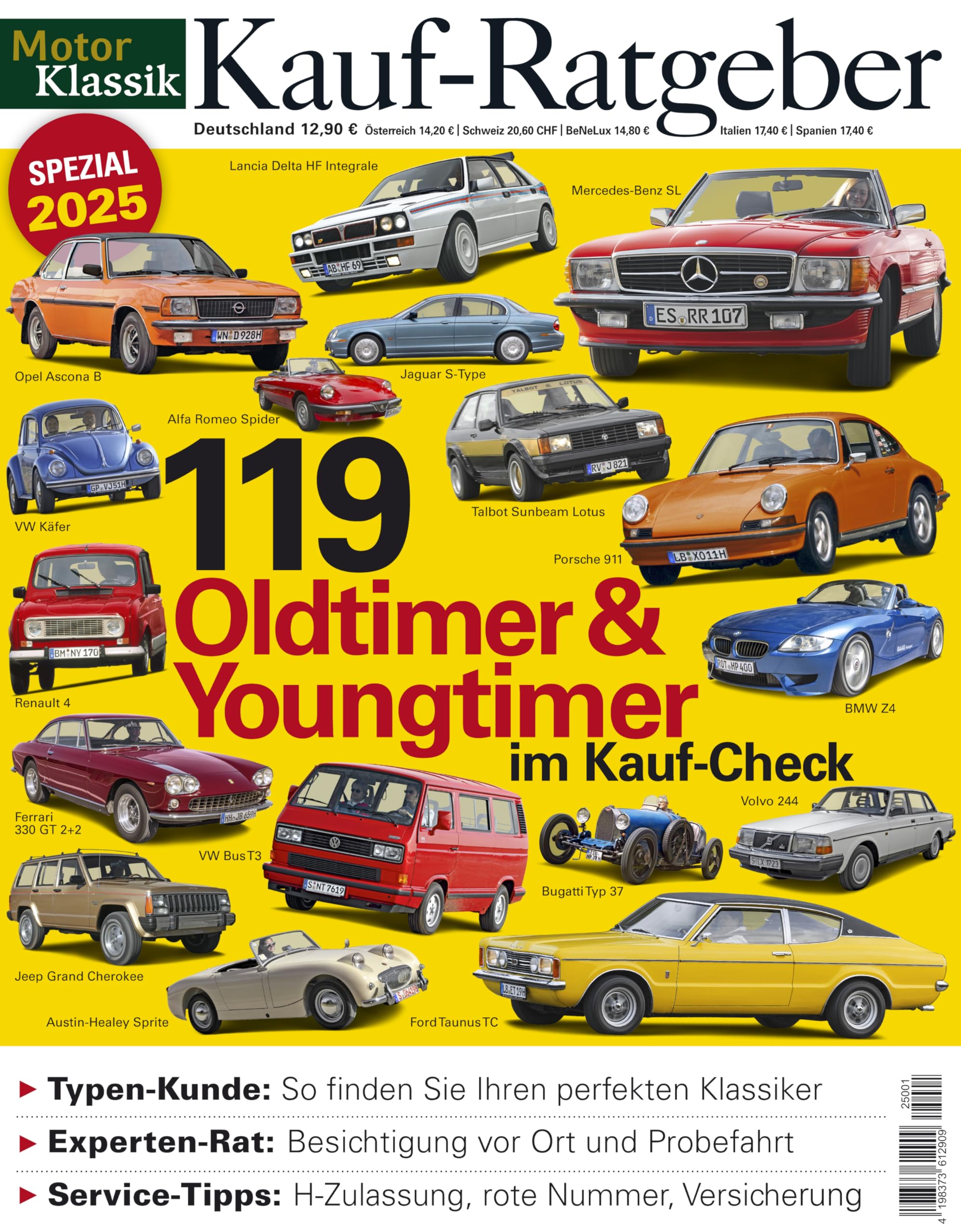 Motor Klassik Kaufratgeber - Oldtimer & Youngtimer: 01/2025