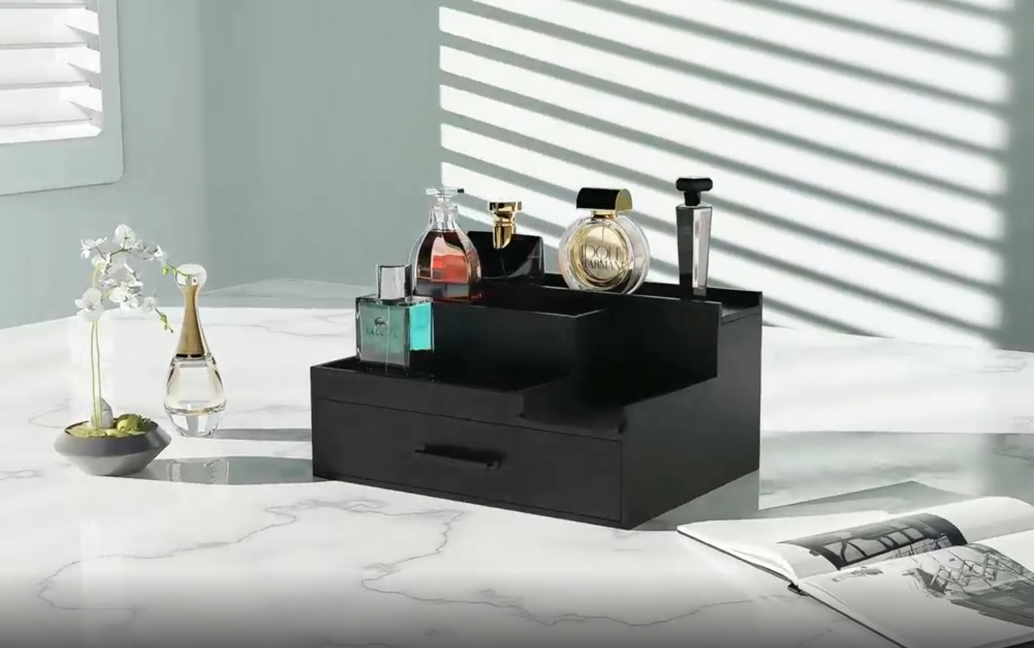 Amazon.com: Butizone Cologne Organizer for Men, 3 Tier Perfume