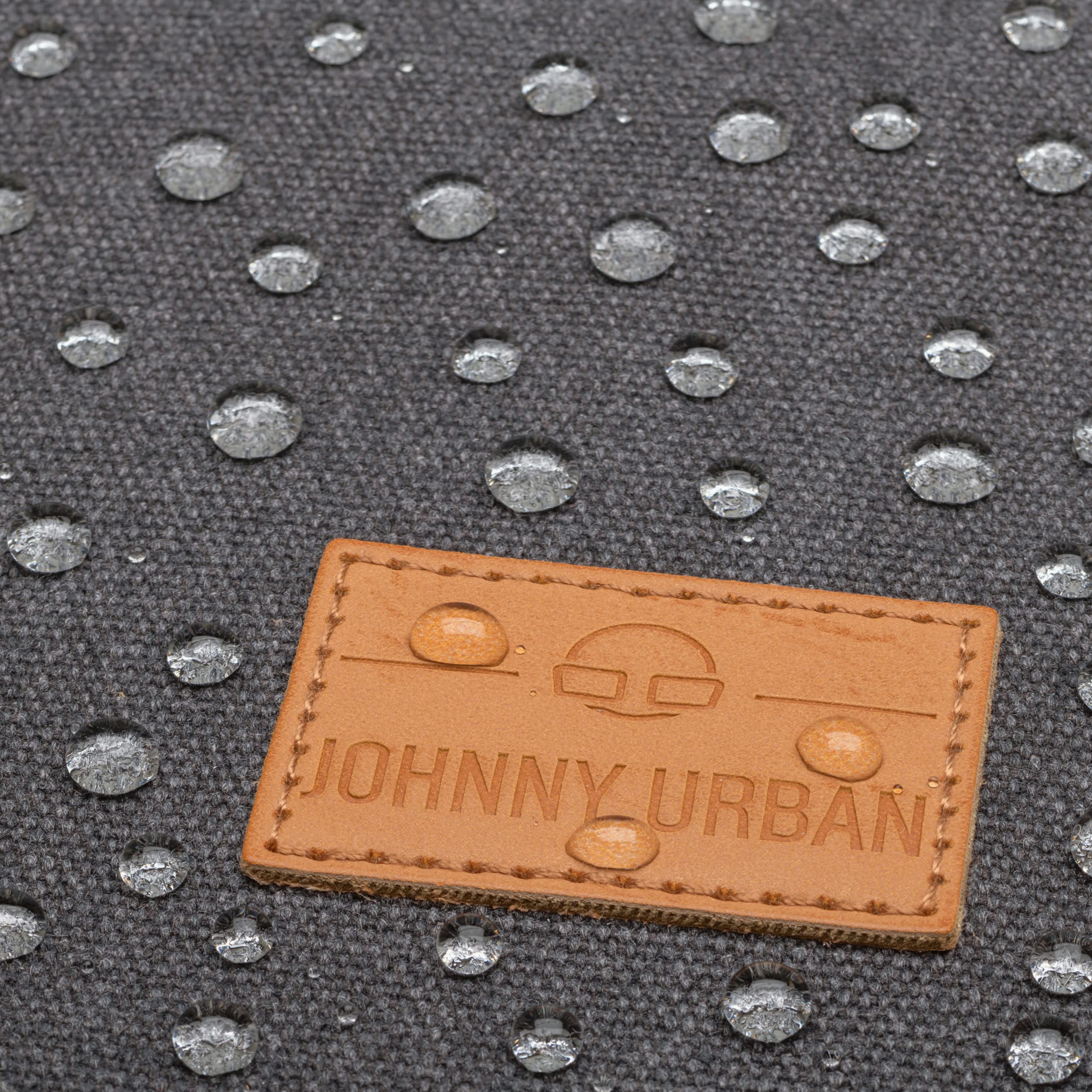 Johnny Urban Zaino Porta PC Donna e Uomo Nero Antracite - Adam Large - Rolltop per Lavoro Viaggio Università - Scomparto per Laptop 15.6 Pollici - Idrorepellente