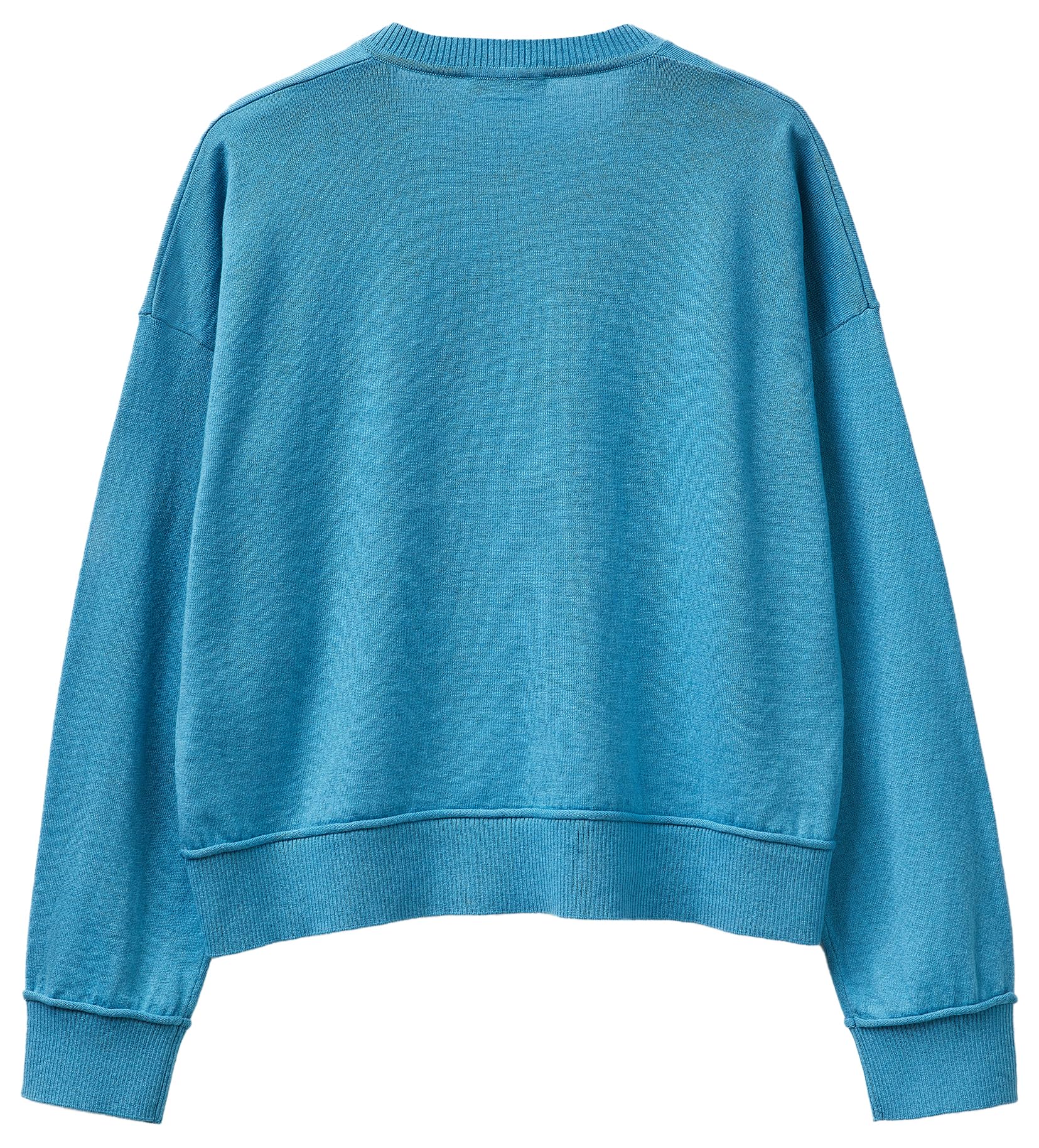 United Colors of Benetton Maglia Scollo V M/L 1y6sd403o Maglione Donna (Pacco da 1)