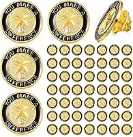 Vista 10 de Ceenna 50 piezas de insignia de solapa de empleado del mes en masa, estrella de reconocimiento, regalo de apreciación, recompensa de rendimiento