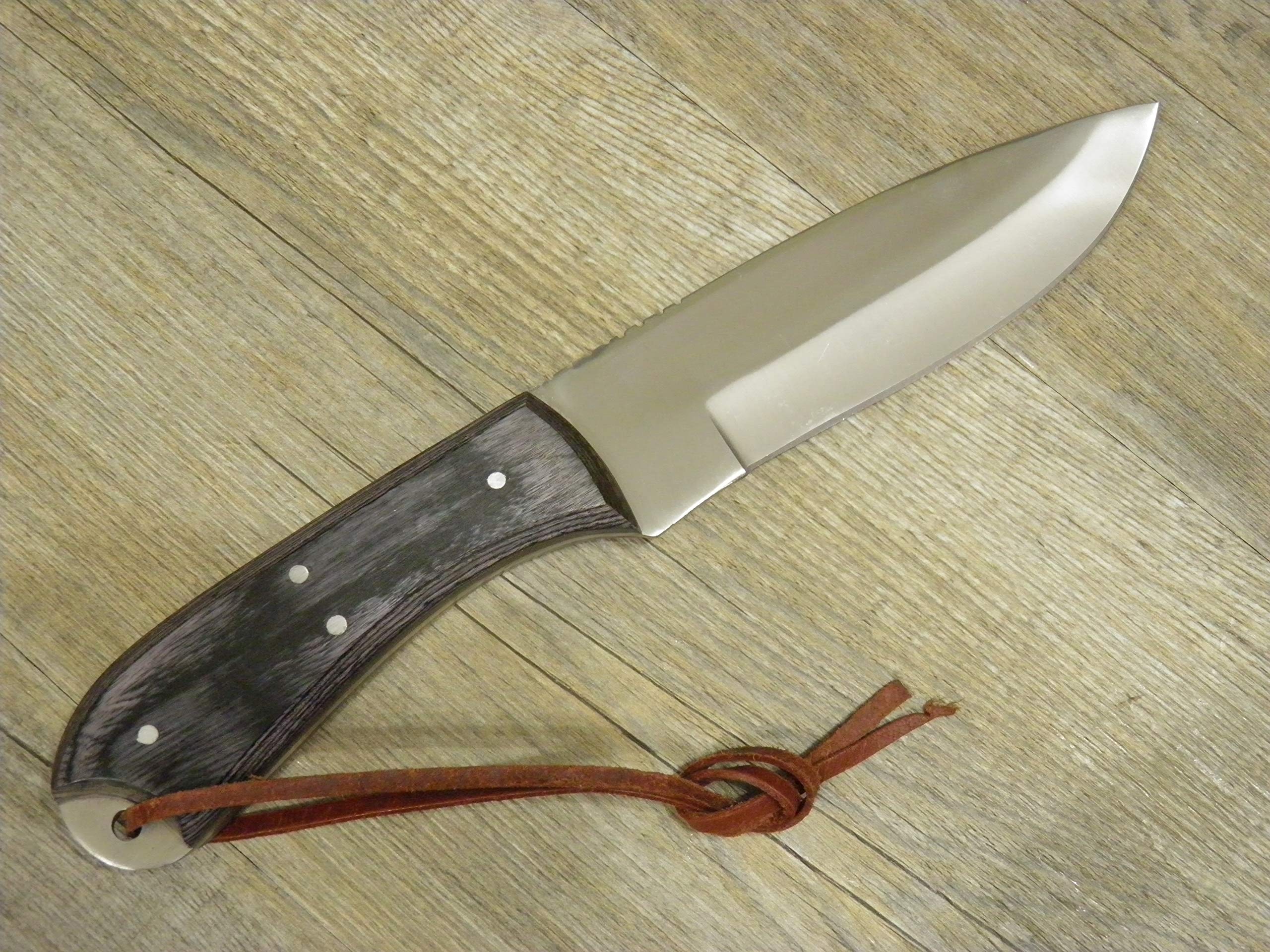 generico Knife Coltello 22,5 CM Sportivo da Caccia Pesca Sopravvivenza Fodero 70101