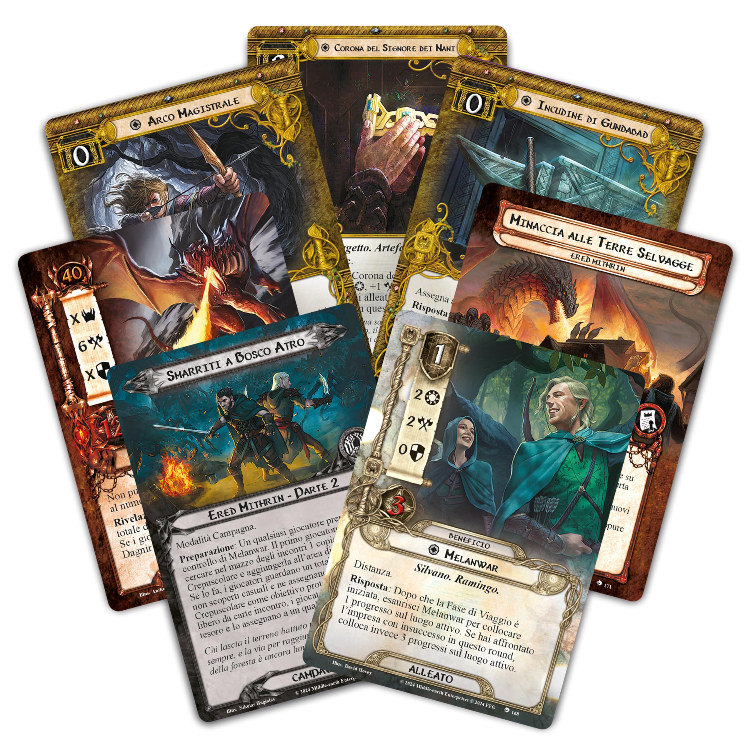 Asmodee: Il Signore Degli Anelli LCG, Ered Mithrin, Espansione Campagna, 14+ Anni, 1-4 Giocatori, Edizione in Italiano