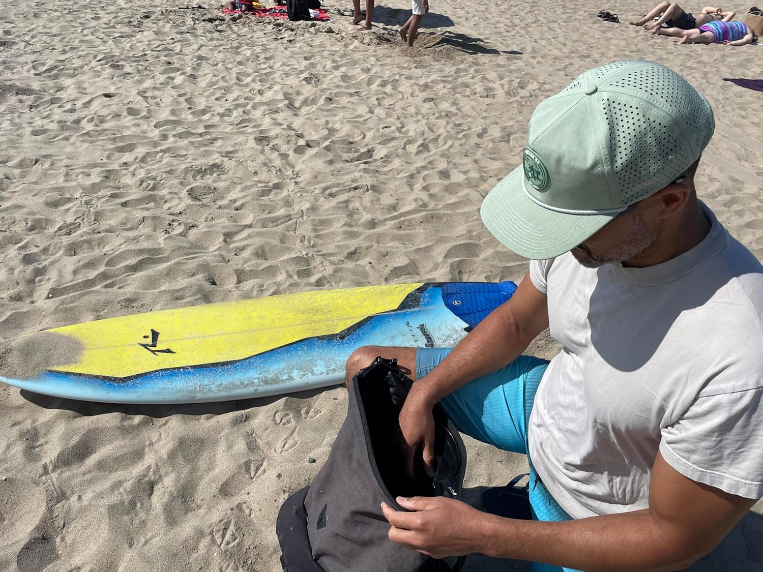 On Vacation Flip-strucutred Rope Green Snapback Hats, Water-Resistant Baseball Caps for Men & Women, Golf, Running, or Workout Hat