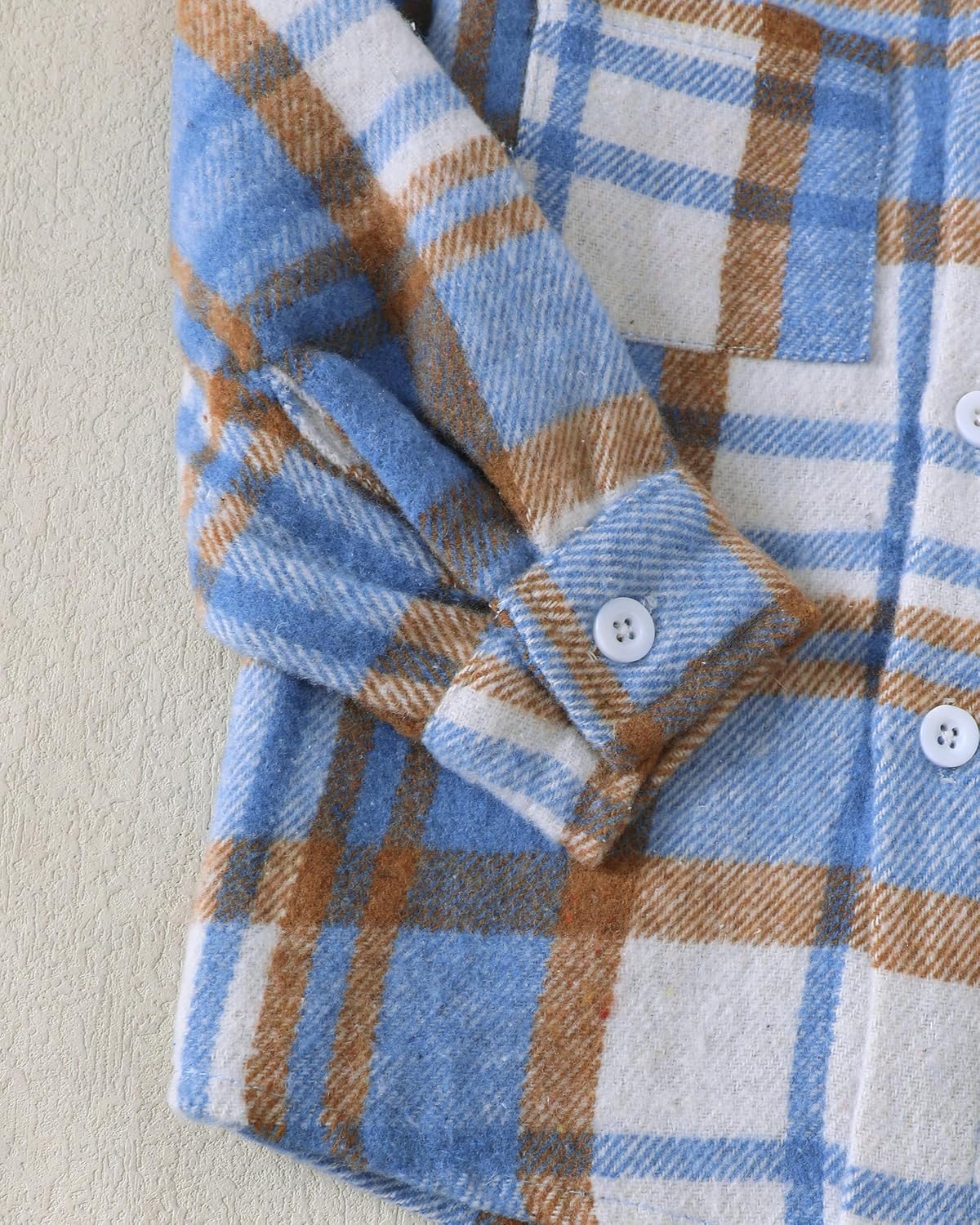 Renotemy 3PCS Toddler Boy Clothes Winter Fall Outfits Flannel Plaid Hoodie Sweatshirt White T-Shirt Jeans Sets for 2-7Y Boys - Image 6