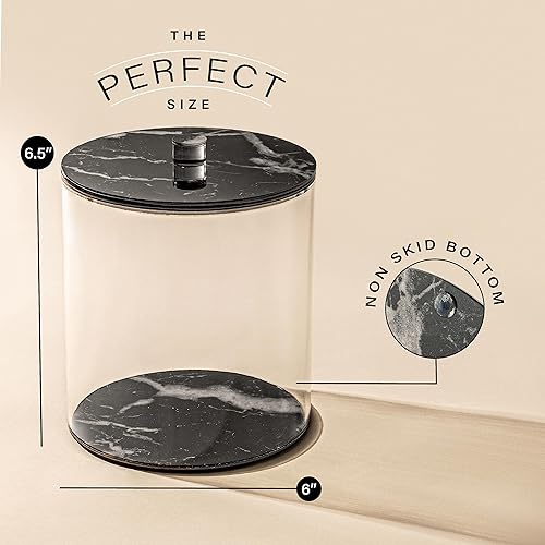 Miniatura 3 de Lucite - Tarro de galletas con cierre magnético, tarro de galletas transparente con parte inferior antideslizante, tarros de galletas de acrílico