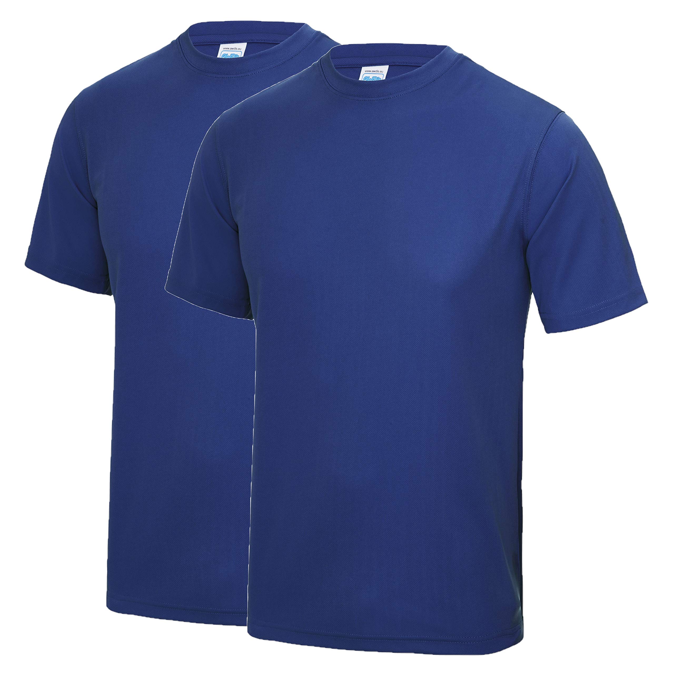 AWDis Just Cool JC001 Cool T 2 Pack - Royal Blue - Medium