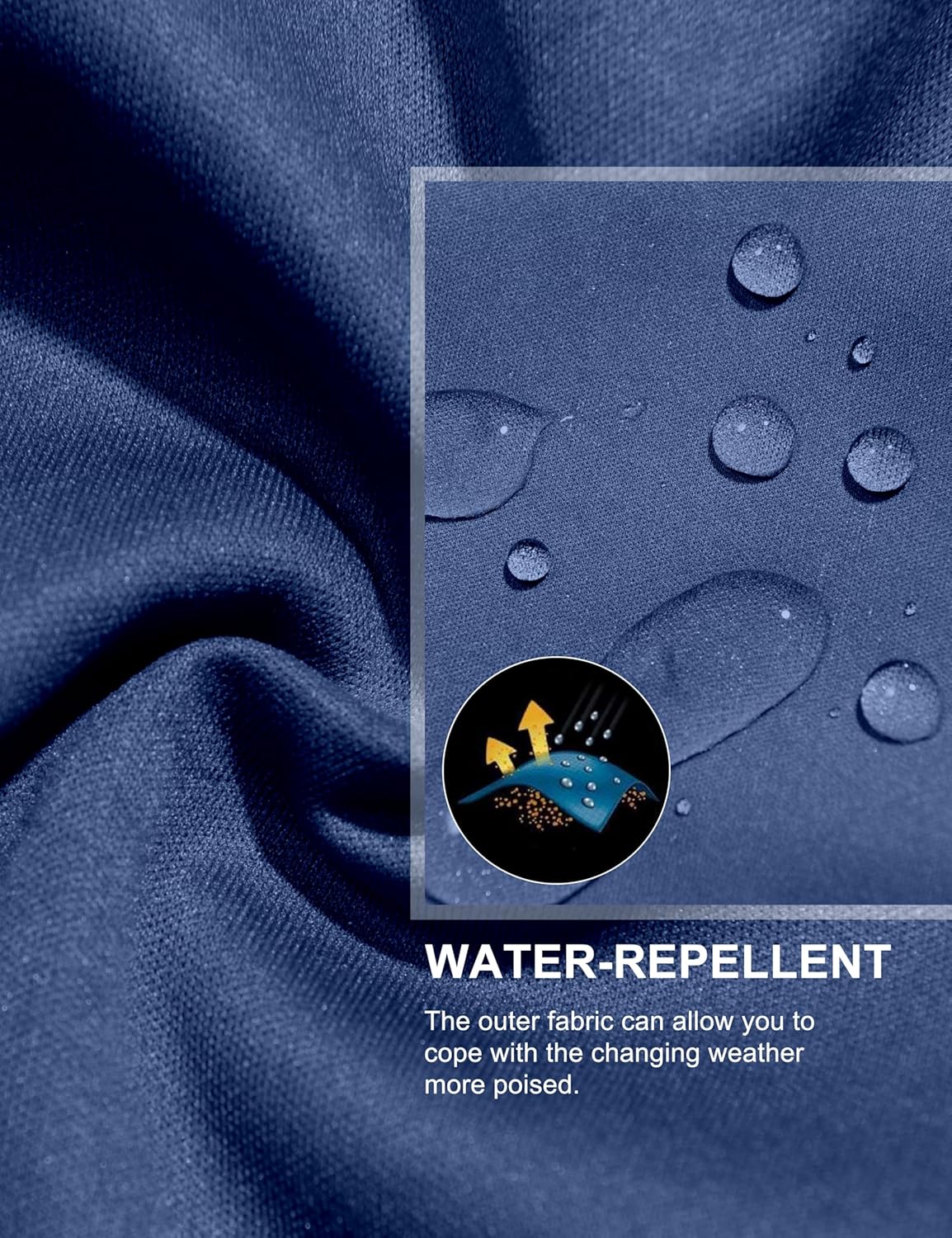 Little Donkey Andy Men's Lightweight Softshell Vest, Windproof Sleeveless Jacket for Running, Hiking, Cycling, Golf