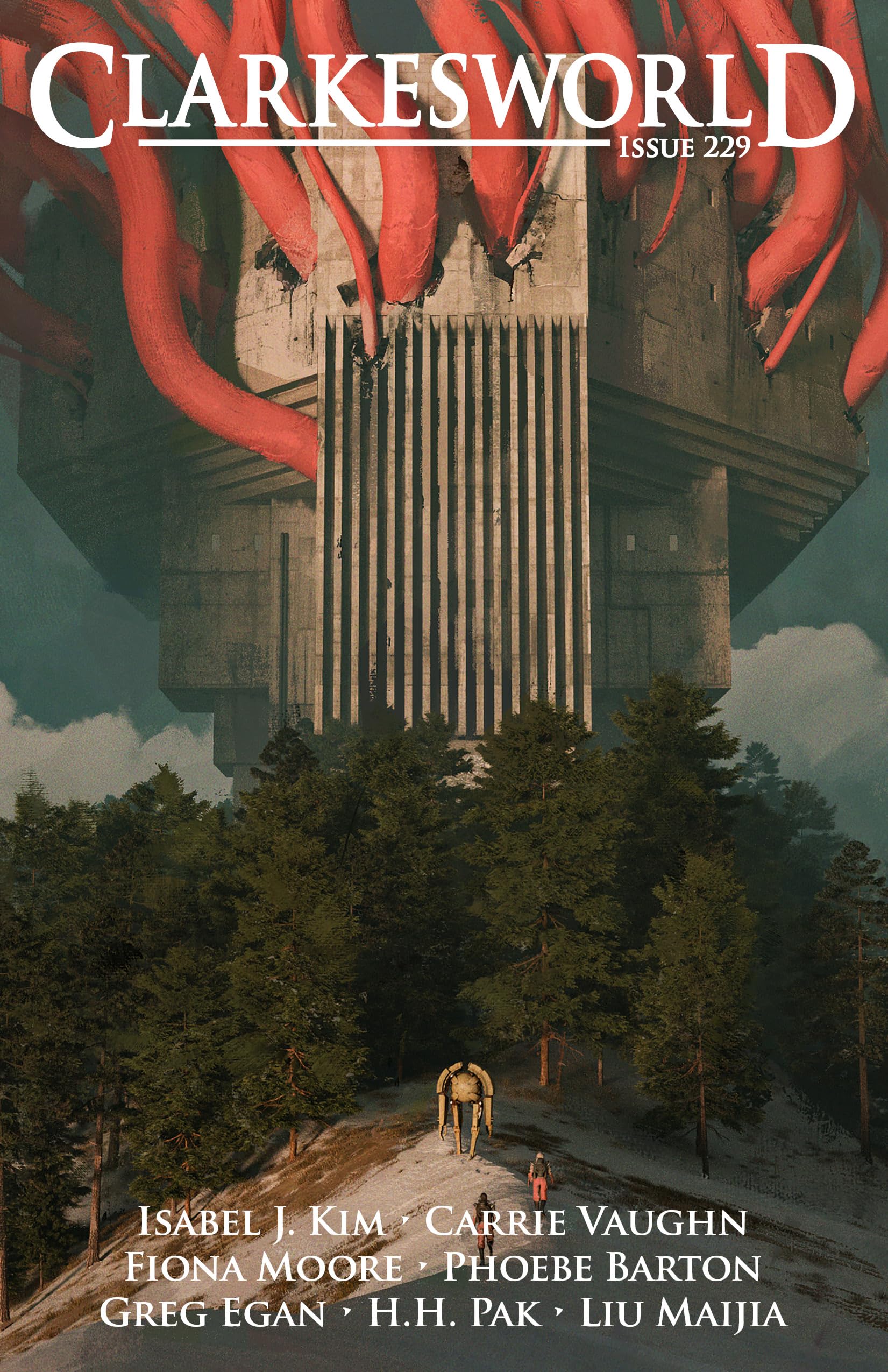 Cover of Clarkesworld, October 2025