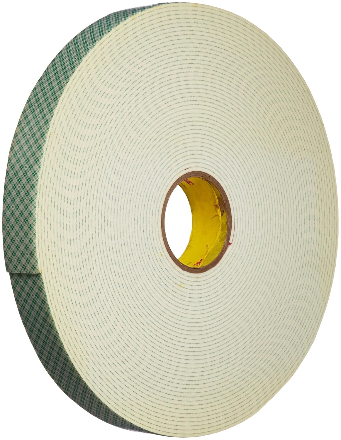 3M 4008 Natural Polyurethane Double Coated Foam Tape, 1.5" Width x 36yd Length (1 roll)