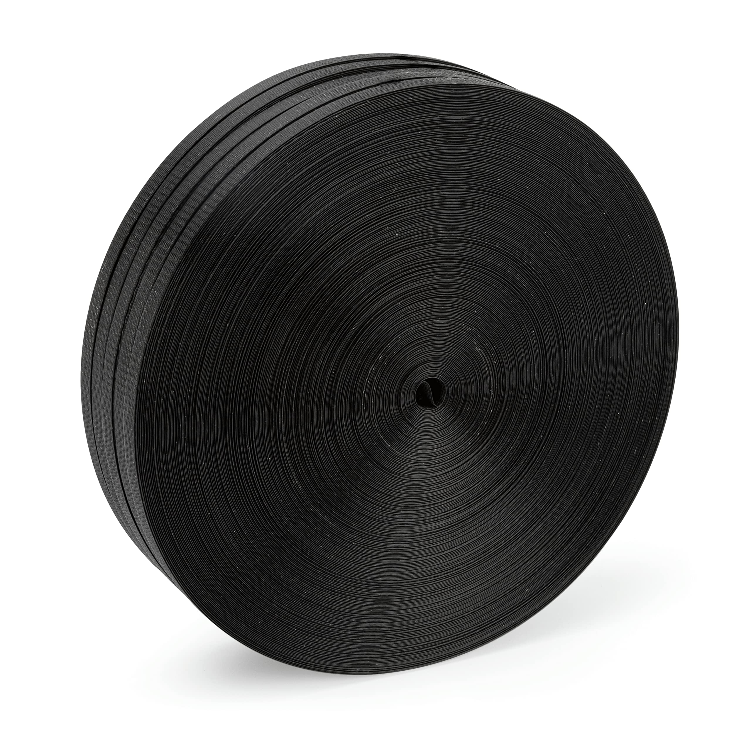 Gresdent Strapping 1/2" x 1640’ Heavy Duty Hand Grade Polypropylene (PP) Strapping Roll 300 lbs Break Strength（500m Black）