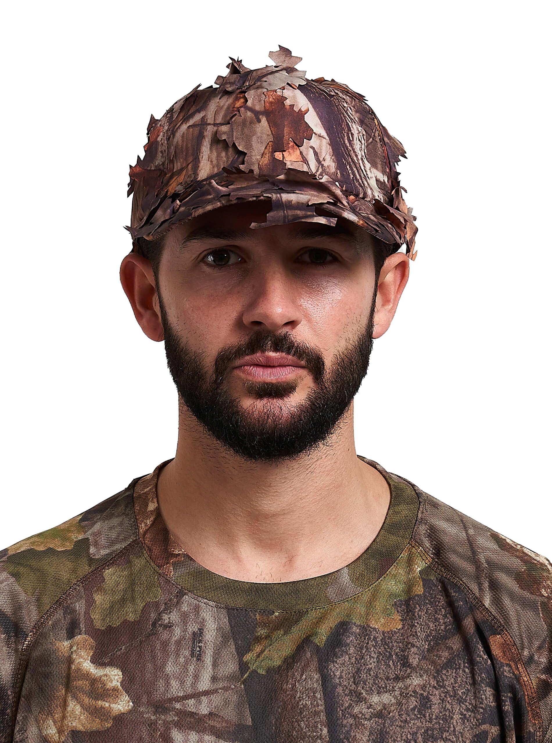 JACK PYKE3D Leafy Baseball Hat, Lightweight Camouflage Hunting Cap, Adjustable Camo Outdoor Cap for Men, Perfect for Hunters, Hikers, Outdoor Enthusiasts