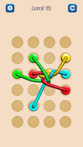 Twisted Rope Puzzle - Twisted Tangle Line Puzzle Master - Untie Tangle Rope 3D - Color Knot Twisted: Untwist Knots Challenge – vue 3
