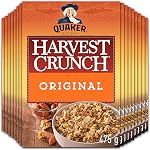 Quaker Harvest Crunch Original Granola Cereal, Multi-Pack, 475g (Pack of 16)