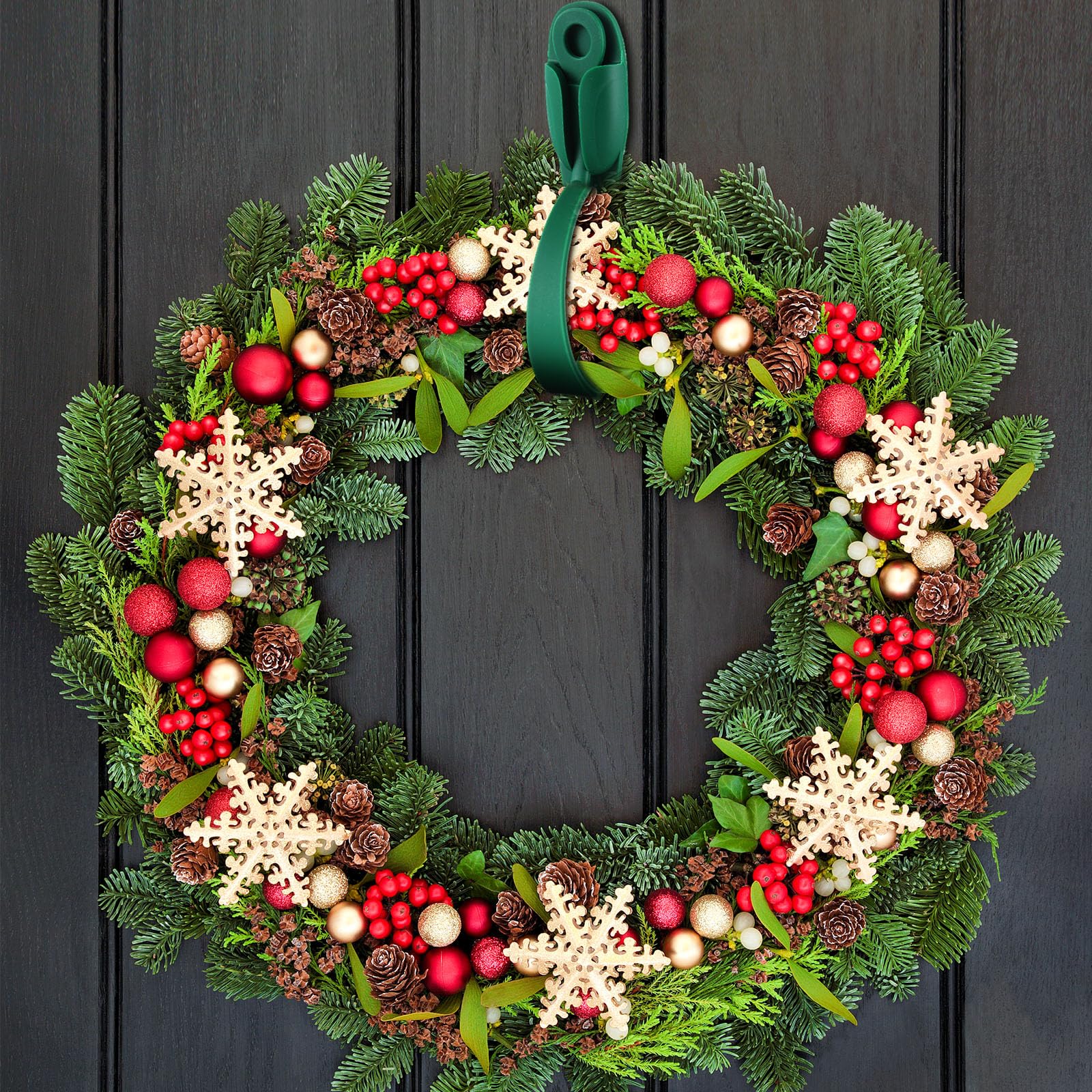 ✳︎ベル付き✳︎christmas wreathe④ Amazon.com: Relaxweex 6 Pcs Christmas Garland Hanger for Mantle