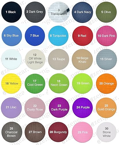 Vista 95 de aZengear Parches de reparación, impermeables, autoadhesivos, resistentes al desgarro al frío y al calor, de nailon y poliéster, para reparar Negro