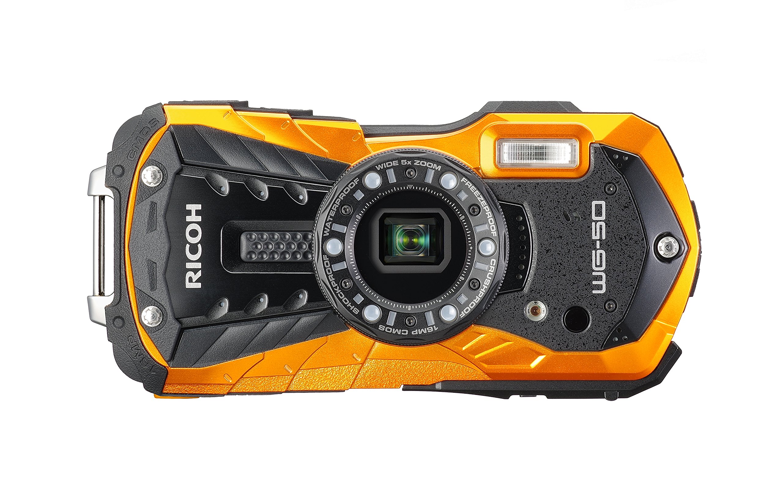 Amazon | Ricoh WG-50 16MP 防水 静止画/ビデオカメラ デジタル 2.7