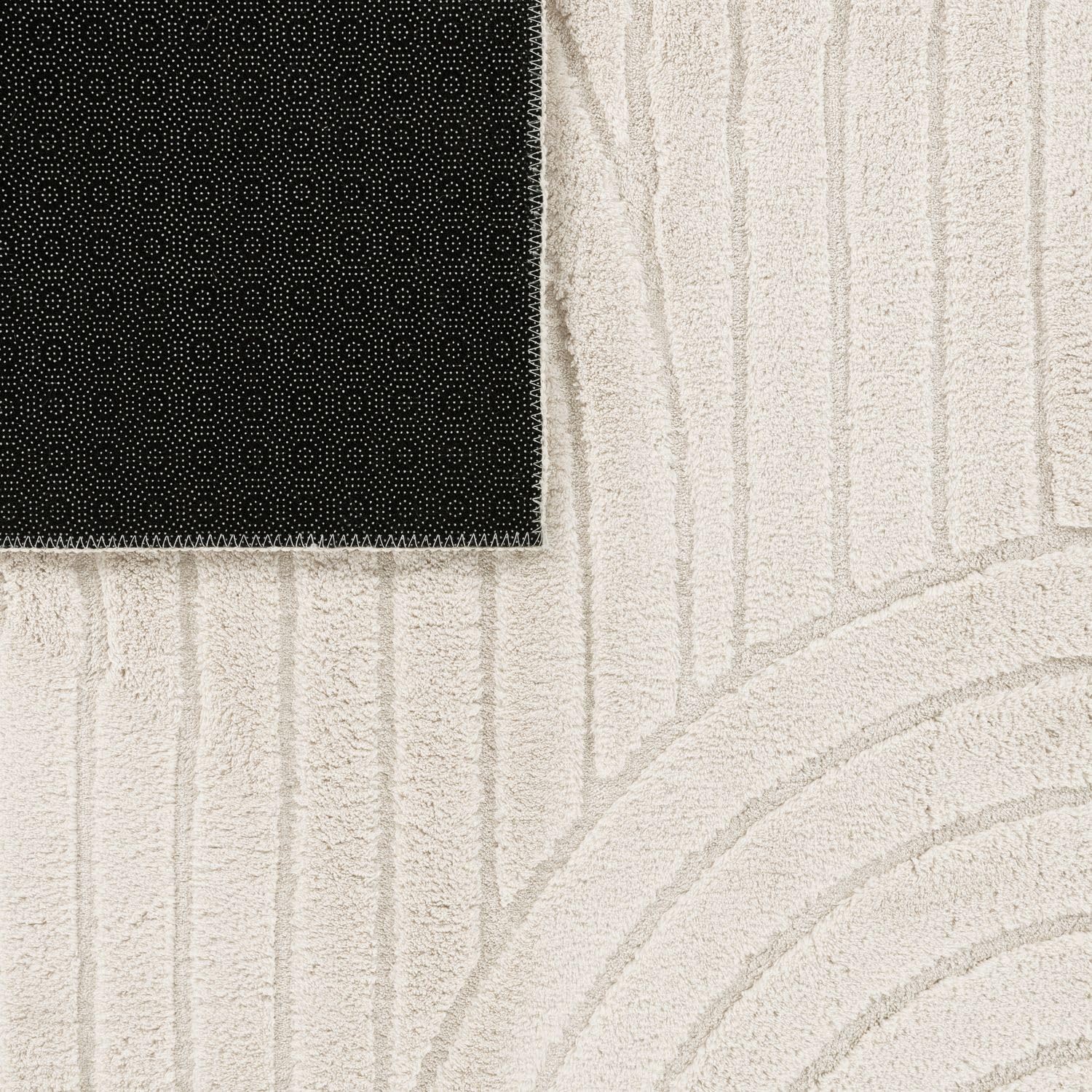 Dywan Shaggy Do Salonu 160x220 cm Jasny Beżowy