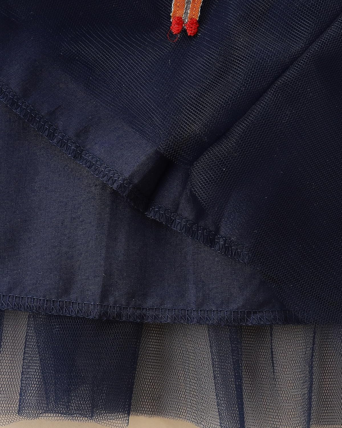 Hongshilian Girls Cotton Long Sleeve Dress Casual Cartoon Appliques Party Dresses - Image 3