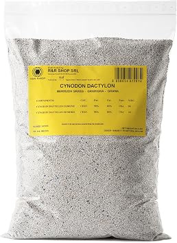 R&R SHOP - Tough Lawn Seeds, Bermudagrass Cynodon Dactylon, USA Origin, Heat & Drought Resistant, Hard-Wearing 900gr-90m2