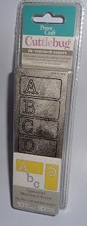 Cuttlebug Alphabet: Typewriter