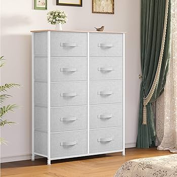Amazon.com: YITAHOME 10 Drawer Dresser - Fabric Storage