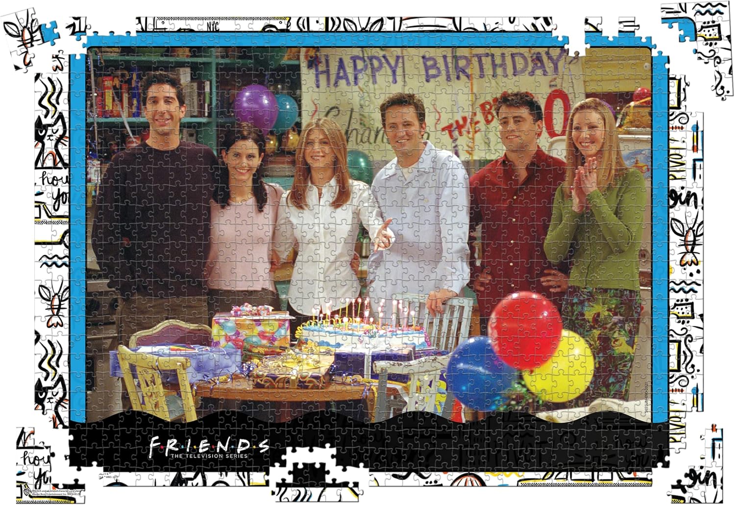 Top Trumps Friends Birthday 1000 Pc Jigsaw Puzzle (WM00940-ML1-6)