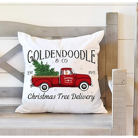 pic Goldendoodle Pillow Cover amazon com