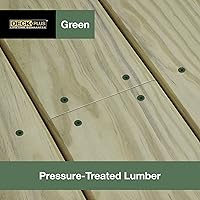 Vista 6 de Deck Plus 48408 Tornillos para madera #10 x 3-1/2", verde, caja de 5 libras (paquete de 2)