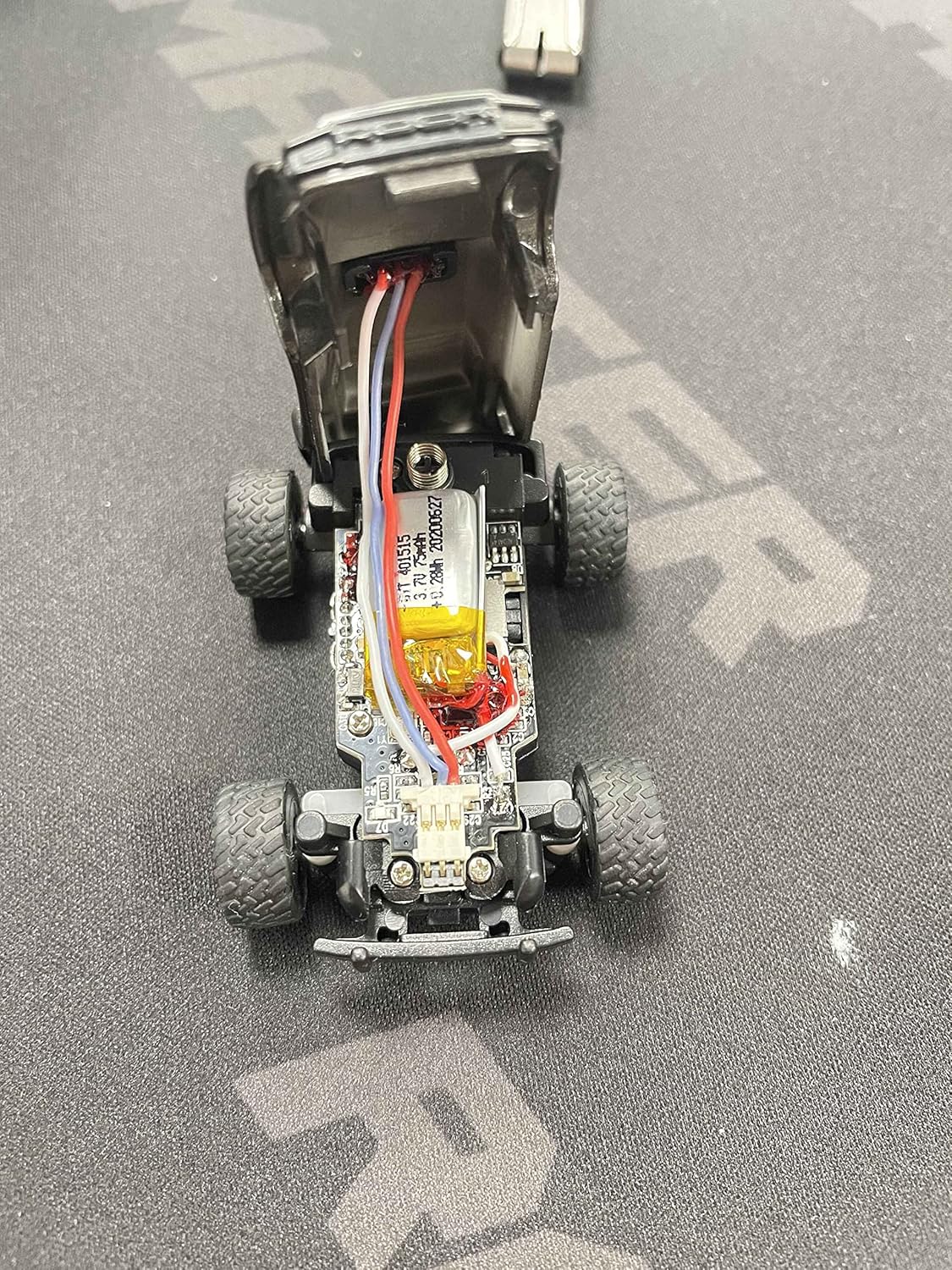 Turbo Racing Baby Monster 1:76 Scale Monster Truck RTR Remote Control Mini on-Road Models Fast Rc Car Vehicles (Yellow)