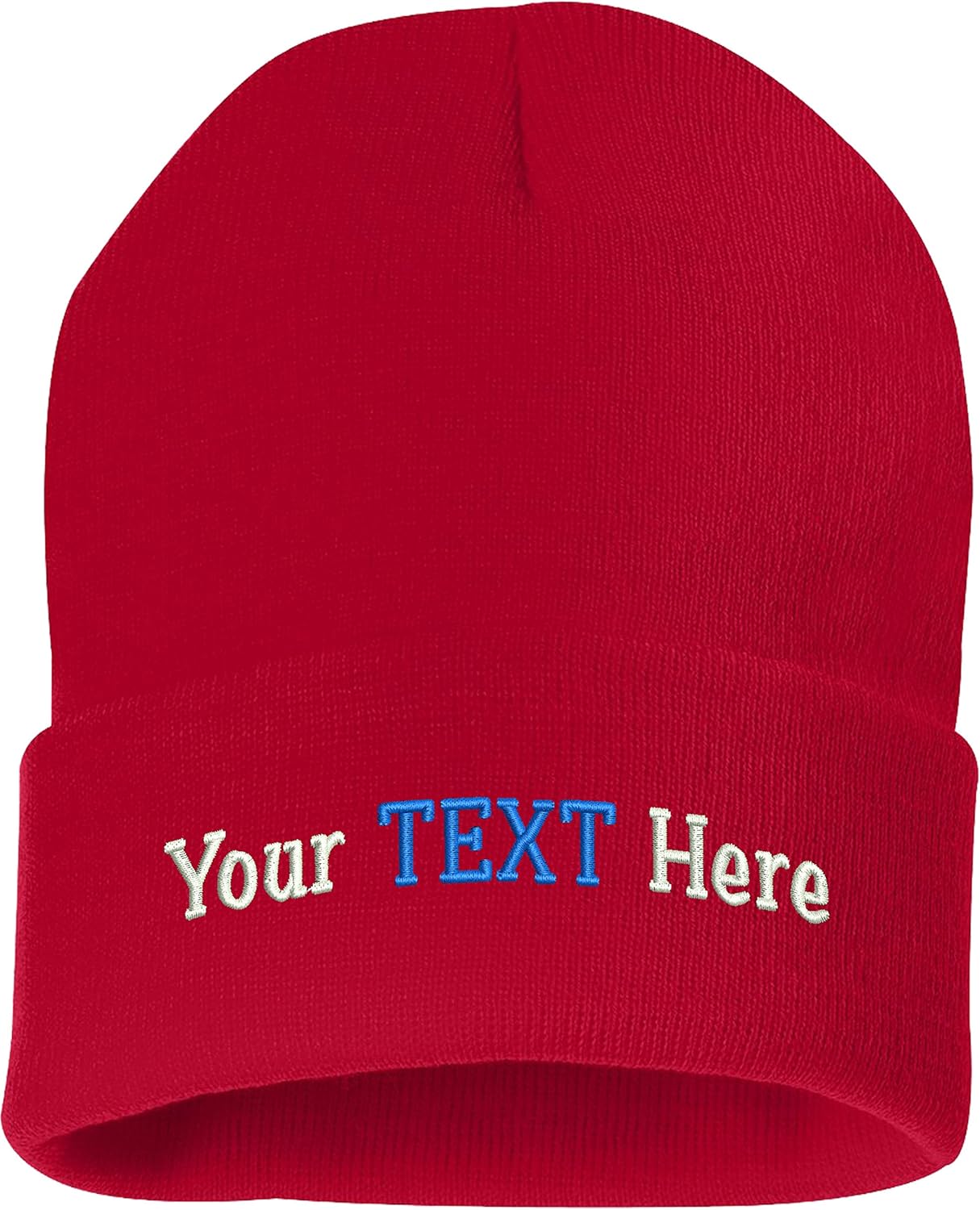 Peerless Beanie Hat with Custom Embroidery Your Text Here or Logo Here One Size SP12