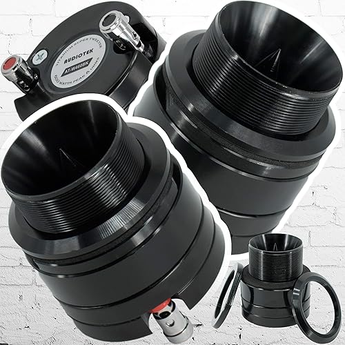 Miniatura 8 de Audiotek ATW460BK 1" 600W Car Pro Audio Heavy Duty Titanium Super Tweeter